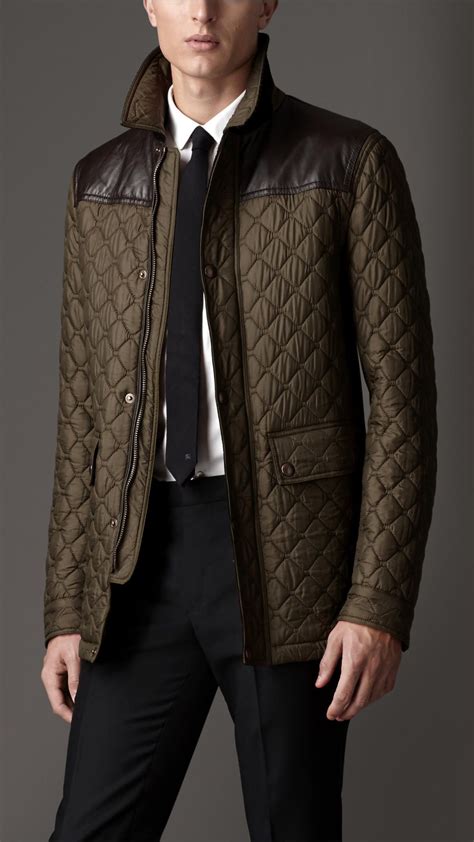 burberry lderjacke|Burberry quilted jacket.